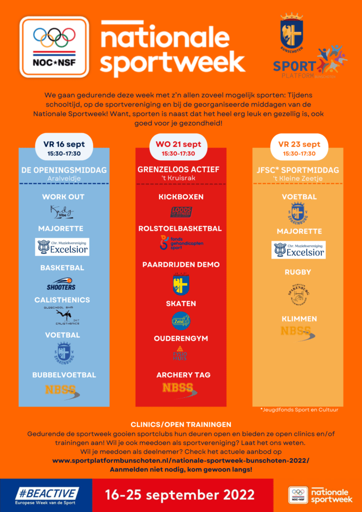 Flyer Nationale Sportweek